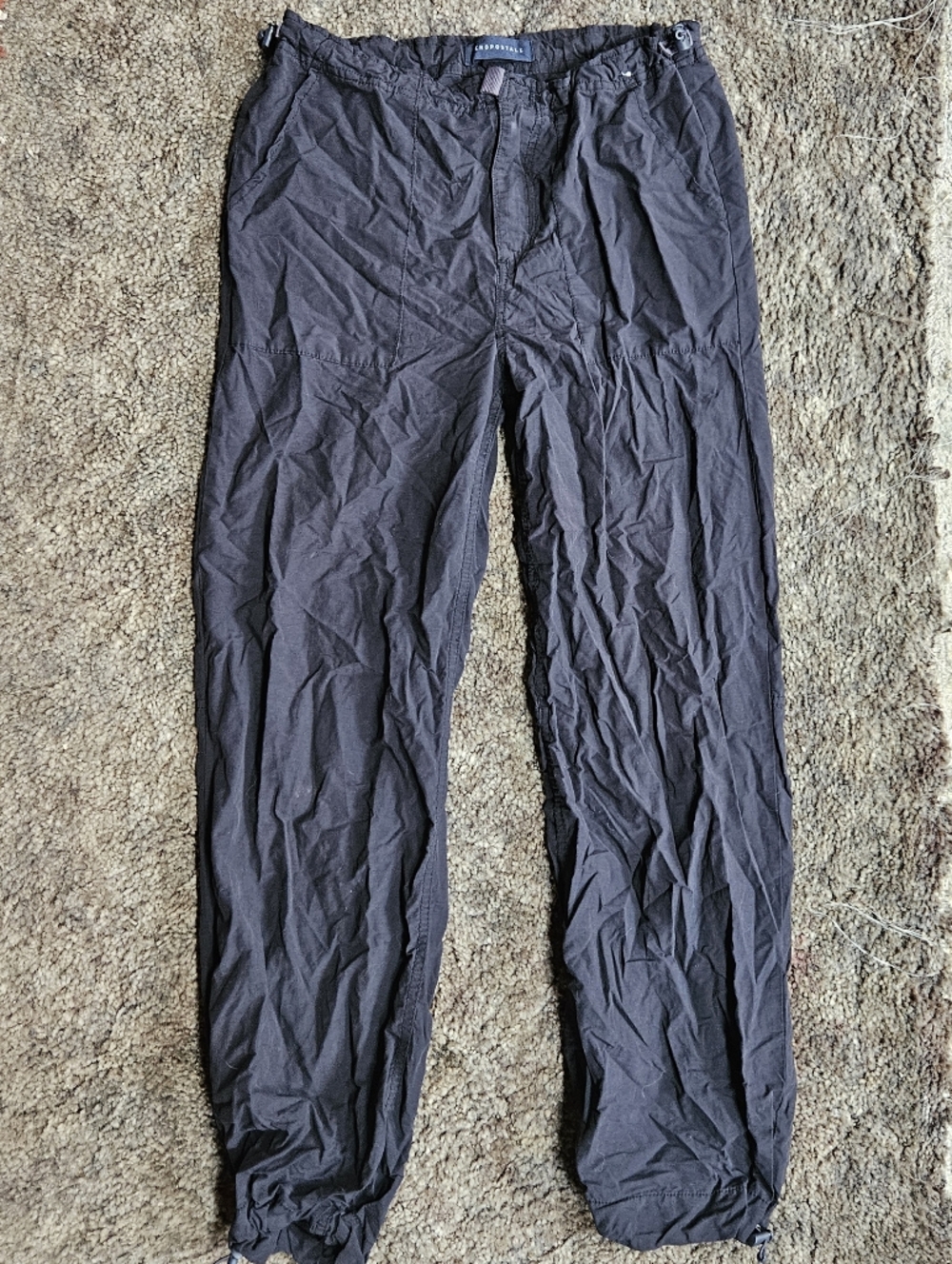 Black Lightweight Cargo Pants